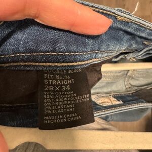 Buckle Black Women's Straight Jeans - Blue